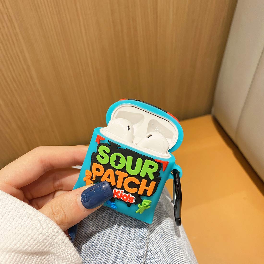 🧊 Niebieski Sour Patch Etui do AirPods