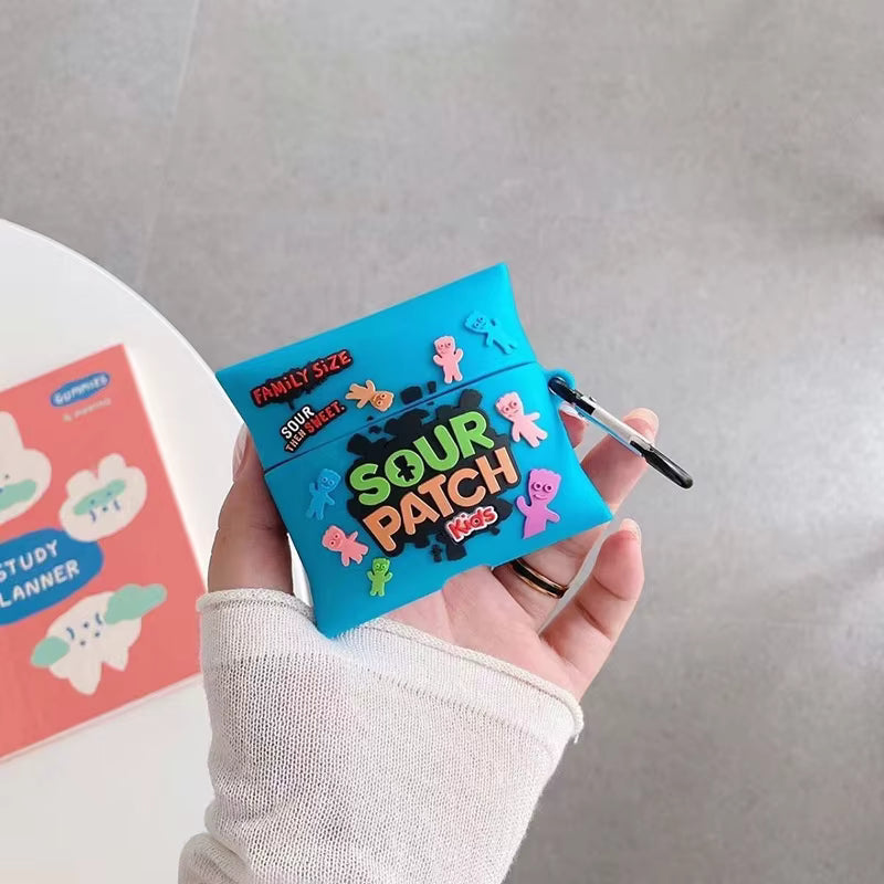 🧊 Niebieski Sour Patch Etui do AirPods