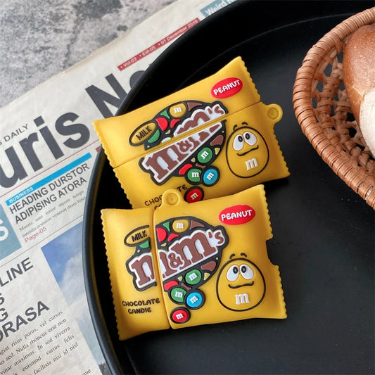 🍫 Żółte M&M's Etui do AirPods