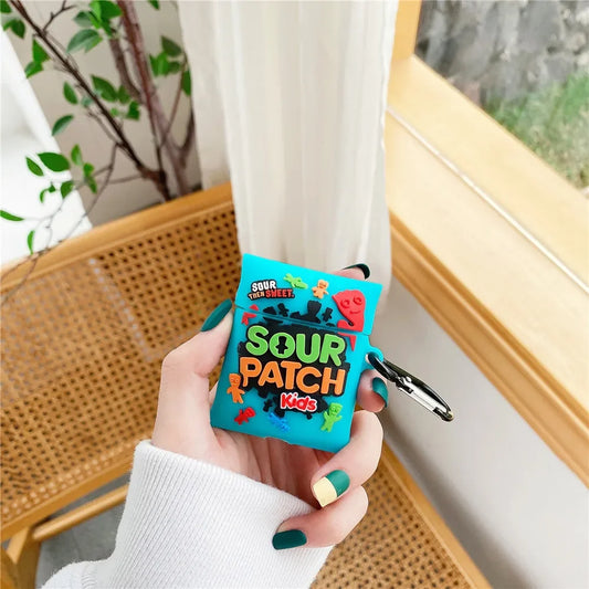 🧊 Niebieski Sour Patch Etui do AirPods