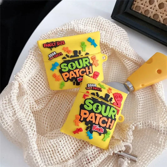 🍋 Żółty Sour Patch Etui do AirPods